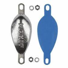 Hull Anode ZInc Bolt on Pear Shape Kit 2.1 KG Part No 00351/2/BKIT