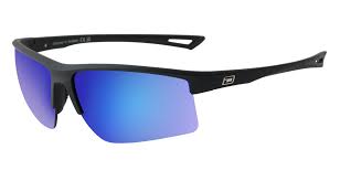 Sunglasses Dirty Dog Sport Hyper Satin Black Blue Mirror Polarised