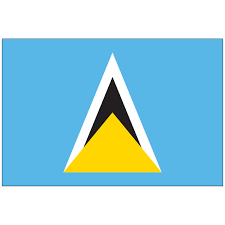 St Lucia Flag 30 x 45CM Part No BS012