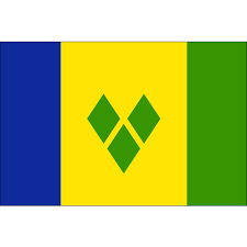 St Vincent & Grenadines Flag 30 x 45CM Part No BS042