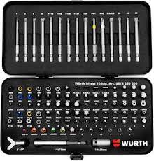 Wurth Bit Assortment incl special and safety105 Pcs Part No 0614251 300