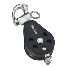 Barton Marine Single Block With Snap Shackle And Bec 35 MM Part No N12141