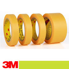 Masking Tape 3M 244 Professional Yellow ( Various Sizes )