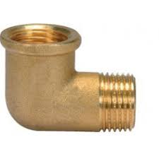 "Brass" 90° Elbow M.F. ( Various Sizes )