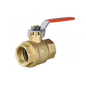 CR Brass F.F Full Bore Valve with Inox Handle (Various Sizes Available)