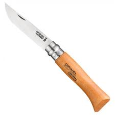 Opinel No 8 Carbone Steel Knife Dark Handle Part No No8Vrn