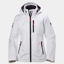 HH Womens Crew Hooded Midlayer Jacket 001 White