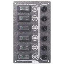 Lalizas Switch Panel SP6 Ultra Waterproof Switches Part No 31295