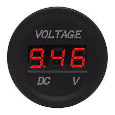 Voltmeter Illuminated For 28mm Panel 12/24 Volt Part No. 0-534-10