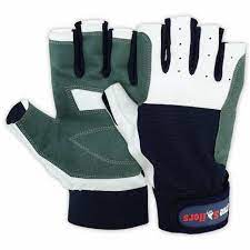 XM Amara Sailing Gloves BK/GR Fingerless ( Various Sizes )
